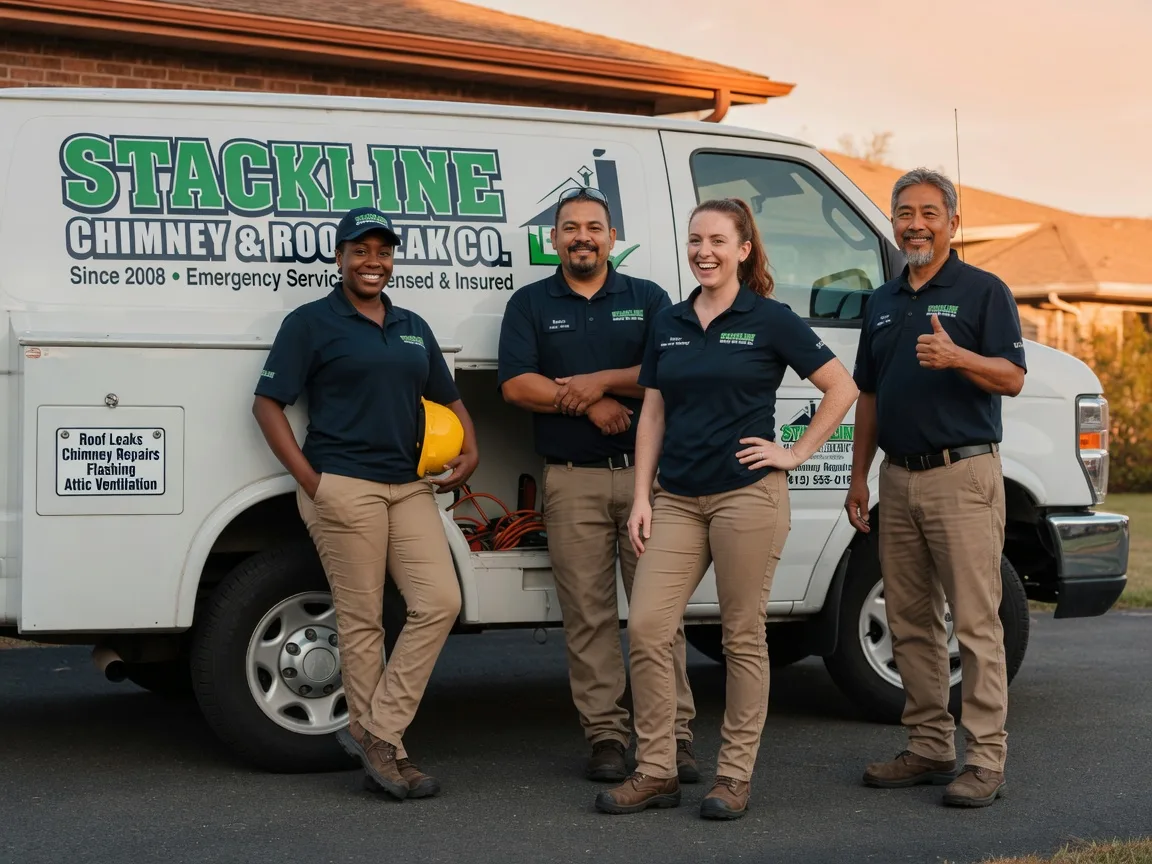 Chimney flashing repair company in Mcclelland, IA